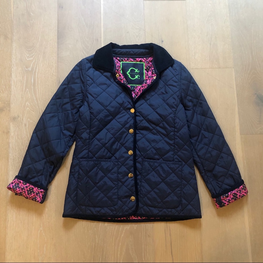 Quilted navy C Wonder Jacket